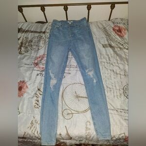 Forever 21 Distressed Skinny Jeans